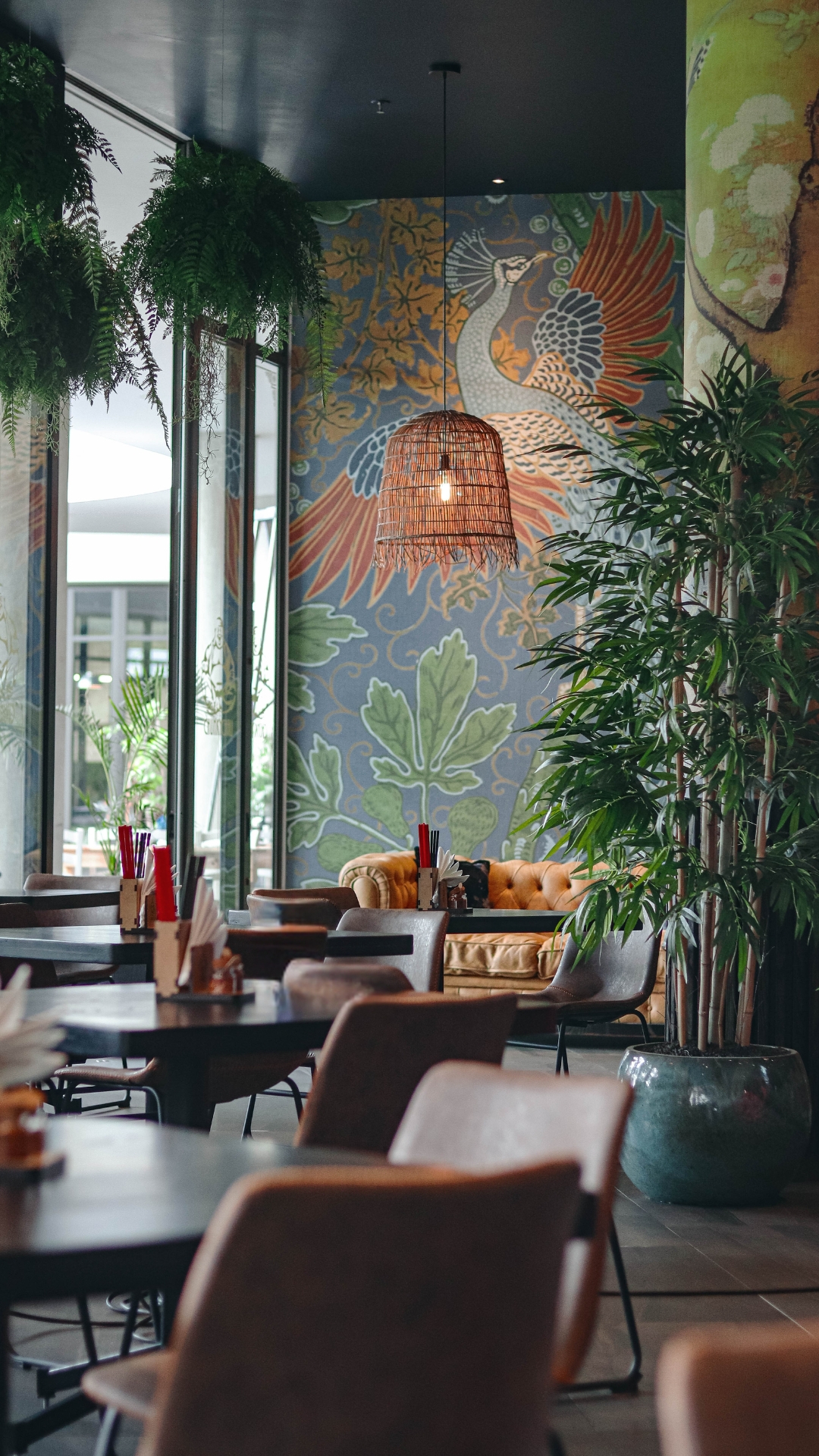 Chunky Chau Sandton on Instagram — The peacock mural — our favourite backdrop.